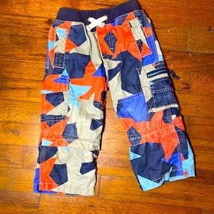 Mini-Boden 2Y zip-off star pants